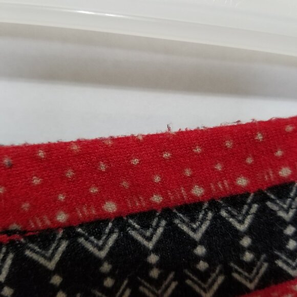 Pink Republic leggings Small Christmas XMas reindeer fair isle snowflake holiday - Picture 9 of 13